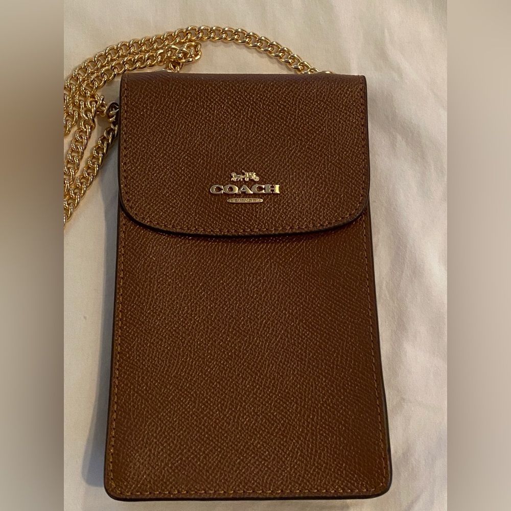Coach North South crossbody phone purse